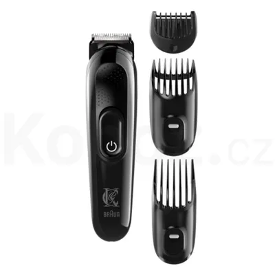 Obrázok produktu pre King C. Gillette Akumulátorová sada na zastrihávanie pánskych fúzov s 3 vymeniteľnými hrebeňmi