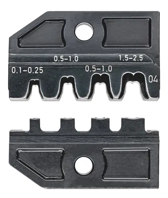 Immagine prodotto di Filiere di crimpaggio KNIPEX per connettori non isolati