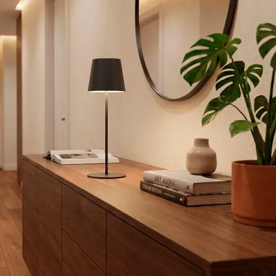 Produktbild von Tischlampe Akku Tischleuchte Kabellos Touch höhenverstellbar Akku tauschbar