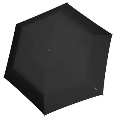 Produktbild von Knirps Taschenregenschirm Regenschirm U.200 Ultra Light Duomatic Neon Black schwarz