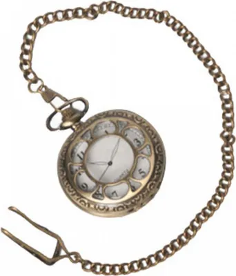 Produktbild von Antike Taschenuhr Kostümzubehör Gold – Viktorianische Pocket Watch mit Kette – Steampunk & Historisches Kostüm Accessoire – Fasching Karneval Cosplay