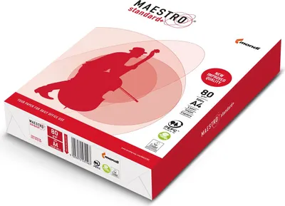 Produktbild von Papier Fotokopierer Büro Maestro Stadard Plus Klasse B 94918A80 (A4; 80g/m2; 500 Stk. Blatt; Papier weiß matt)