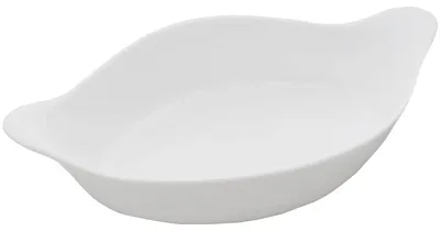 Ovale Auflaufform 1L Borosilikatglas 29x17x6,7 cm