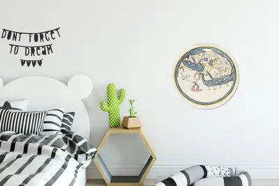 Produktbild von MuchoWow® - Schlafzimmer - Bilder - Der Kreis - Kunst für die Wohnung - Plastik - Kunstdruck - Wandbild