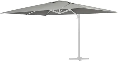 Immagine prodotto di Telo per ombrellone da giardino "Sun 3" - 3 x 3 m - Grigio chiaro