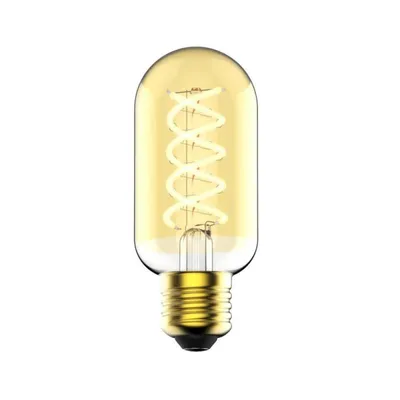 Zdjęcie produktu dla Złota ściemnialna świeca LED NORDLUX Tubular 4,9 W i 7 W 2200 K, wariant: Ø 45 x 110 mm, 4,9 W, 400 lm, 2200 K, złota