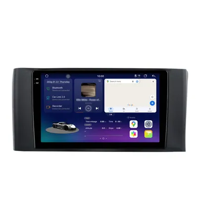 Produktbild von 2K-Display Android Radio 8+256GB für Smart 451 Facelift 2010–2015 Carplay Android Auto Navi 4G LTE Bluetooth DAB+ Rückfahrkamera Lenkradsteuerung
