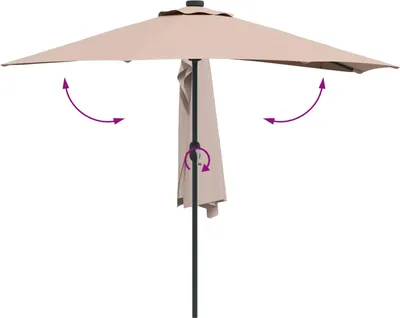 Immagine prodotto di Ombrello da giardino Talpa 294 x 150 x 224 cm