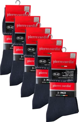 Produktbild von Pierre Cardin Herren Business Socken Strümpfe Dunkelblau 39-42 15 Paar