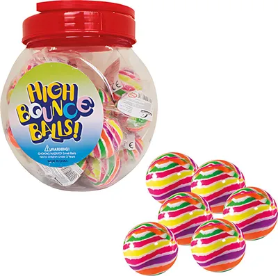 Produktbild von High Bouncing Balls Flummi 45mm neon, starke Sprungkraft, ab 6 Jahren