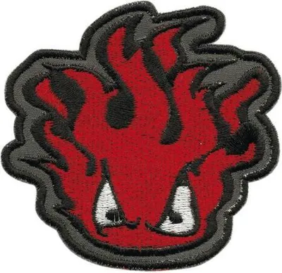 Produktbild von Aufnäher - Feuerkopf - 04995 - Gr. ca. 7,5 x 7 cm - Patches Stick Applikation