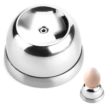 Eierpikser aus Edelstahl, 1 Stück, silberfarben, für Eier