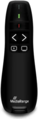 Produktbild von MediaRange Präsentationsfernbedie. 5Tasten Laserpointer sw