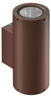 Obrázek produktu pro Sunset XL 16W LED nástěnné svítidlo pro vnitřní i venkovní použití, IP65, nepřímé osvětlení, volitelná barva světla 2700 K/3200 K/4000 K, cortenová ocel – Beneito & Faure