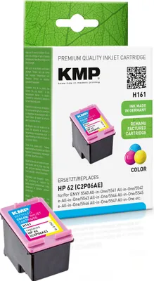 Immagine prodotto di KMP 1741,4830 KMP H161 Tintenpatrone 3-farbig kompatibel mit HP C2P06AE No. 62