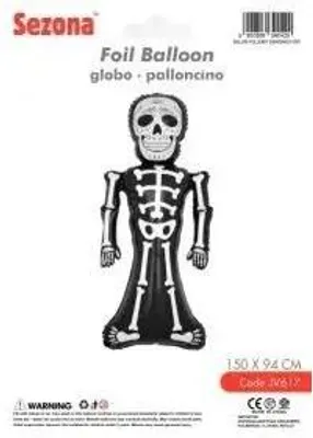 Image de Ballon d'Halloween « Squelette » 150 x 94 cm - Sezona