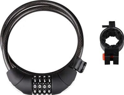 Produktbild von Schloss 4stelliger cod mit Halter 85cm/10mm