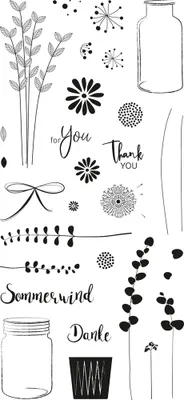 Produktbild von Clear Stamps "Botanical"