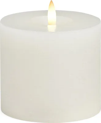 Immagine prodotto di Set di 4 candele a LED di cera vera che tremolano 10x9 cm bianco