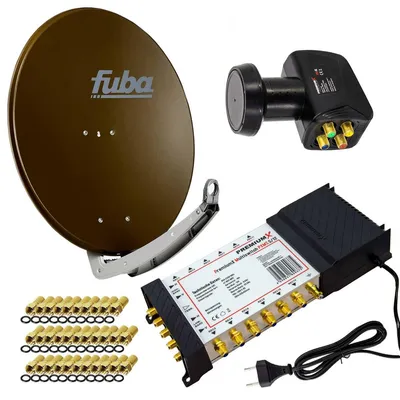 Produktbild von PremiumX SAT Anlage Fuba DAA 780 B Antenne 5/12 Multiswitch LNB F-Stecker
