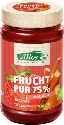 Zdjęcie produktu dla Allos 377028, Truskawka, 250 g, Słoik, Niemcy, 387 kJ, 92 kcal
