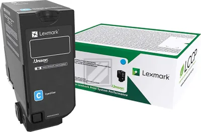 Produktbild von Lexmark 75B20C0, 10000 Seiten, Cyan, 1 Stück(e)