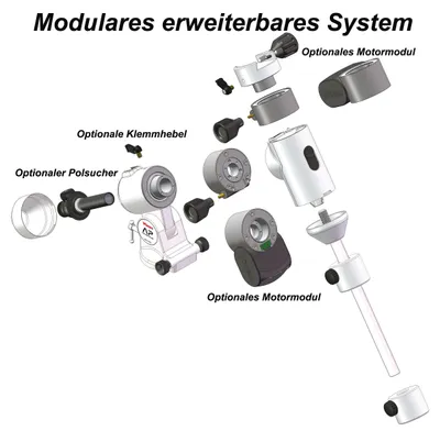 Produktbild von Vixen Montierungszubehör für AP Photoguider EQ Montierung, eingebaute Stromversorgung 4x AA, Guiding RA/DC