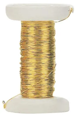 Produktbild von Glorex Golddraht 0,25 mm , 35 m