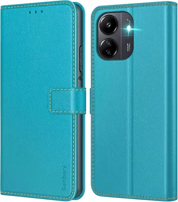 Obrázok produktu pre Puzdro na mobilný telefón Xiaomi Redmi 13C Poco C65 Leather Protective Case Blue