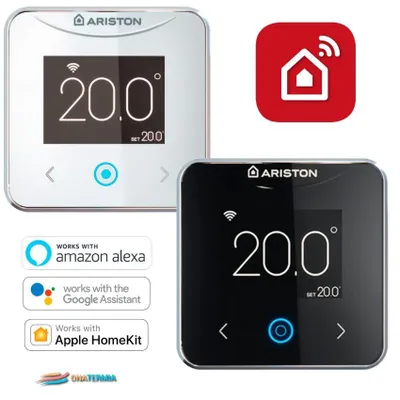 Imagen del producto de Ariston 3319126: Termostato inteligente Wifi Cube S, conexión por cable, color , modelo NS
