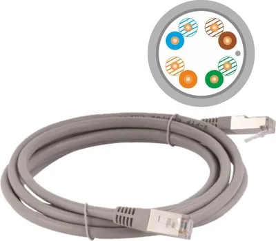 Immagine prodotto di A-lan kkf5sza0.5 netzwerkkabel 0,5 m cat5e f/utp (ftp) grau