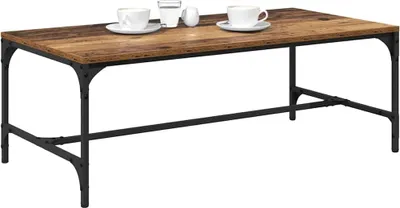 Produktbild von Cloris Designermöbel Couchtisch Altholz 100 x 50 x 35cm Holzwerkstoff - 2026Neu838268 - Couchtische