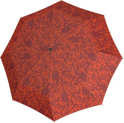 Image de Knirps parapluie de poche parapluie A.200 Medium Duomatic Organic Magma rouge