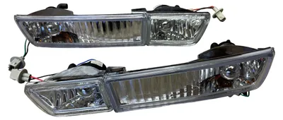 Für VW Golf 3 III Klarglas Nebelscheinwerfer + Frontblinker Klar LINKS + RECHTS in der Farbe Klarglas von DIEDERICHS Karosserieteile GmbH