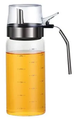 Glas-Olivenöldispenser, 300 ml, auslaufsicher, mit Ausgießer