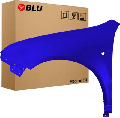 Produktbild von BLU Kotflügel Passend für Skoda Fabia I (6Y) 4590 Links Blau DynamicBlau | 1999-2007 | Vorderseite Vorne | Lackiert | Einbaufertig