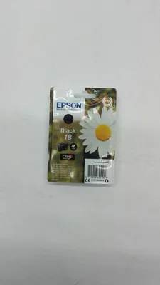 Produktbild von Epson Daisy Singlepack Black 18 Claria Home Ink, Standardertrag, Schwarz, Tinte auf Pigmentbasis, 5,2 ml, 1 Stück(e), 175 Seiten