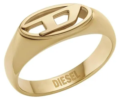 Immagine prodotto di Anello alla moda placcato oro con logo DX1588710 - Circonferenza: 53 mm