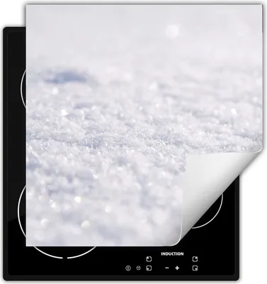 Produktbild von DarHaus Herdabdeckplatte 60x52 cm Anti Rutsch Matte Aufrollbar, Schnee