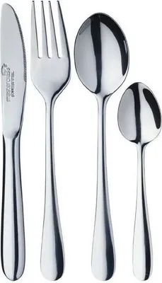 Produktbild von MasterClass Kinderbesteck-Set, silber, 4-tlg.