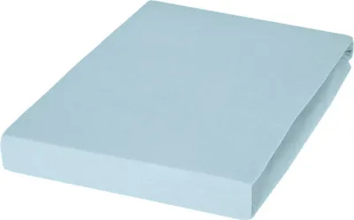 Produktbild von Janine Design Elastic-Jersey Spannbetttuch ELASTIC-JERSEY 5002 Farbe perlblau Größe 100x200 cm