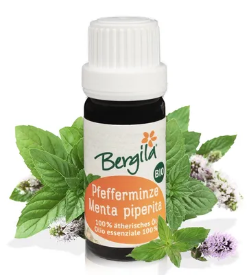 Obrázok produktu pre Mäta prieporná (mentha piperita) – esenciálny olej, 10 ml. – Bergila