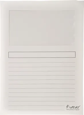 Image de EXACOMPTA Dossier de présentation FOREVER, DIN A4, 120 g/qm, blancá