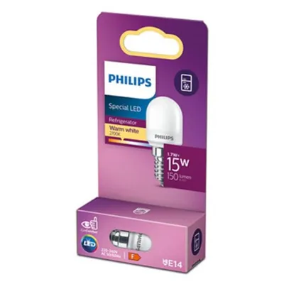 A retail package for a Philips LED light bulb.