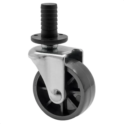 Produktbild von WAGNER Lenkrolle - Durchmesser Ø 50 mm, hart, grau, Stift + Hülse Ø 12 mm, Tragkraft 50 kg - 01908901