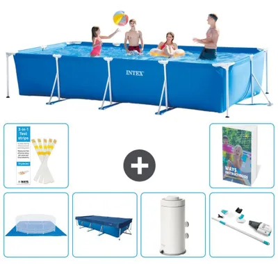 Zdjęcie produktu dla Prostokątny basen stelażowy - 450x220x84 cm - 5-elementowy, model S114