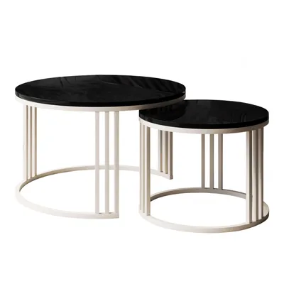 Produktbild von Couchtisch LORI 2in1 KASZMIR Hochglanz, Schwarz