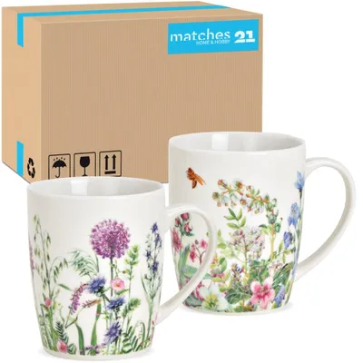 Produktbild von Kaffeetassen 36er Set Blumen Bienen Frühling Sommer