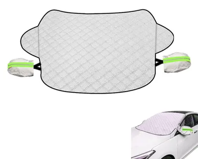 Produktbild von Winter-Auto-Windschutzscheibenabdeckung 145*193 cm, groß, schützt vor Schnee, Eis, Frost, Staub und Sonneneinstrahlung