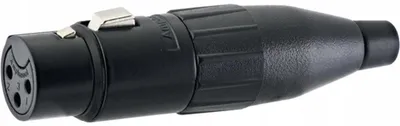 Produktbild von Amphenol AC3FB XLR-Stecker 3-polig weiblich schwarz